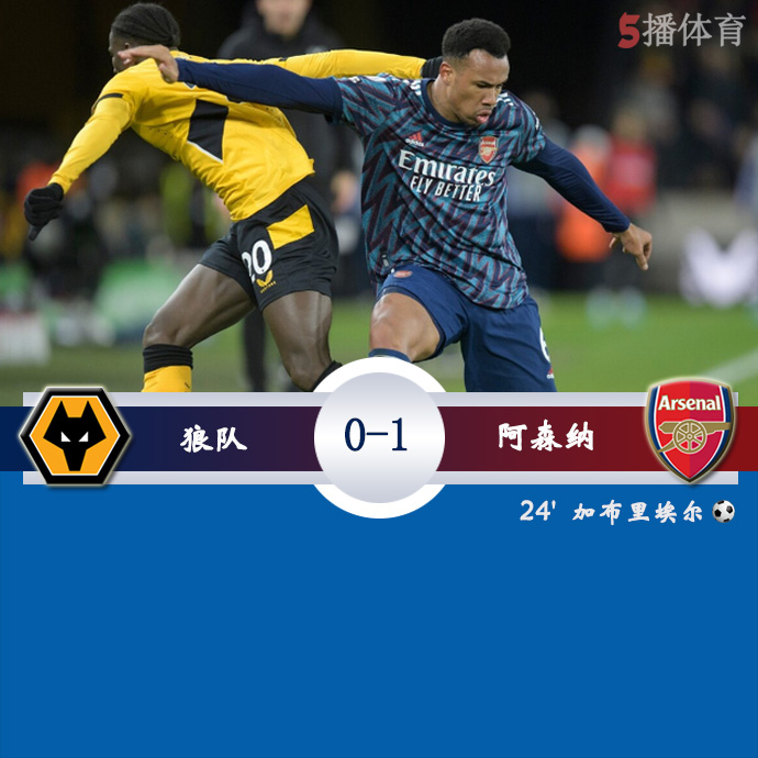 英超第24轮 狼队 0 - 1 阿森纳