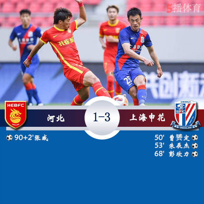 中超第一阶段第4轮 河北 1 - 3 上海申花