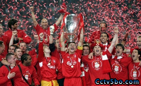 2005年欧冠决赛 利物浦3-3（点球3-2）AC米兰夺冠
