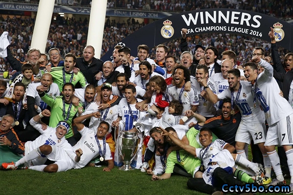 2014年欧冠决赛 皇马1-1马竞（加时3-0）夺冠