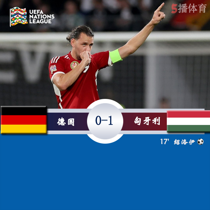 欧国联A3组第5轮 德国  0 - 1  匈牙利