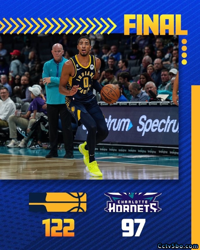NBA季前赛 步行者 122 - 97 黄蜂