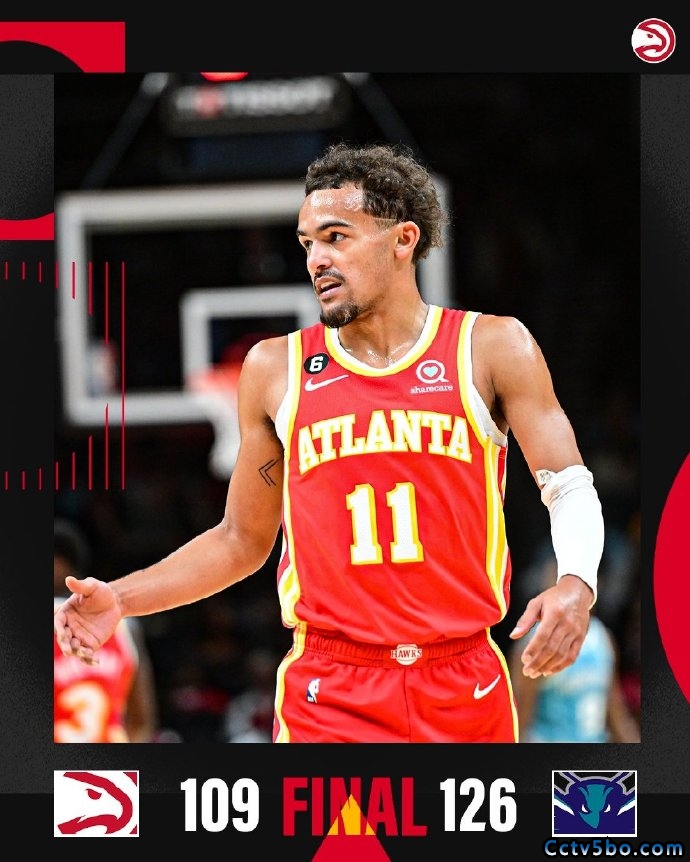 NBA常规赛 黄蜂 126 - 109 老鹰