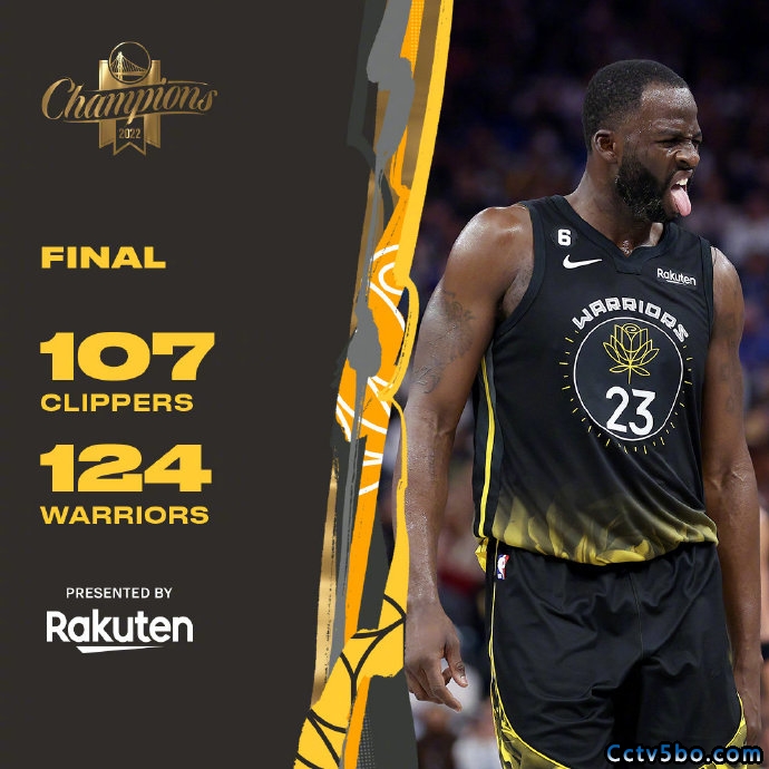 NBA常规赛 快船 107 - 124 勇士