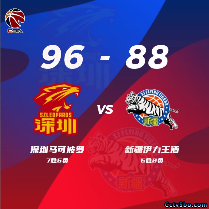 深圳  96 - 88  新疆