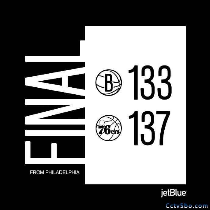 篮网 133 - 137 76人