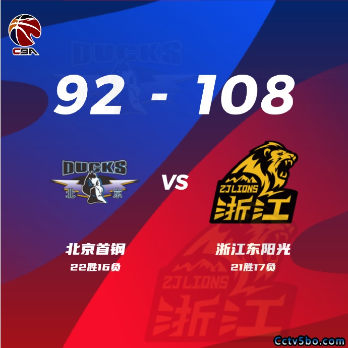 北京 92 - 108 广厦