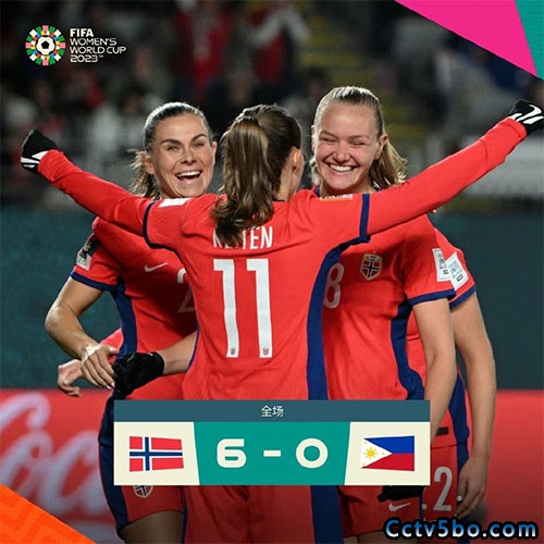挪威女足6-0菲律宾女足