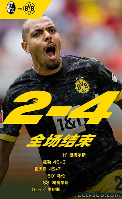 弗赖堡 2 - 4 多特蒙德