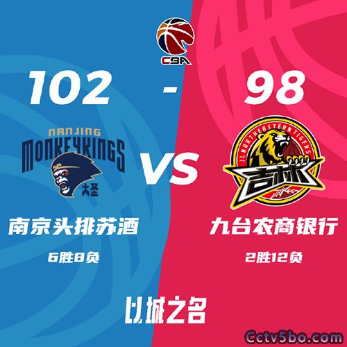 同曦 102 - 98 吉林