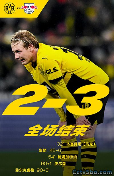 多特蒙德 2 - 3 RB莱比锡