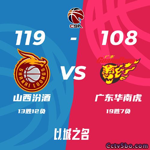 山西 119 - 108 广东