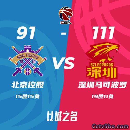 北控 91 - 111 深圳