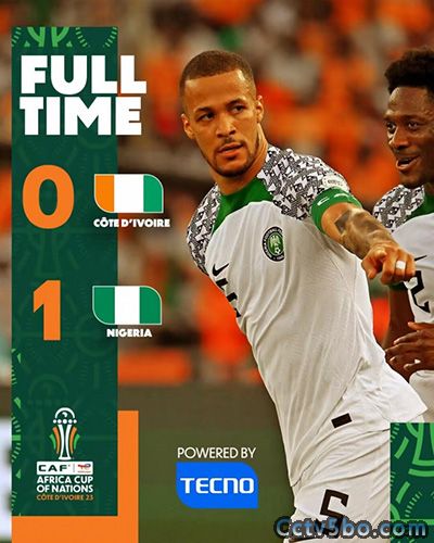 尼日利亚1-0科特迪瓦