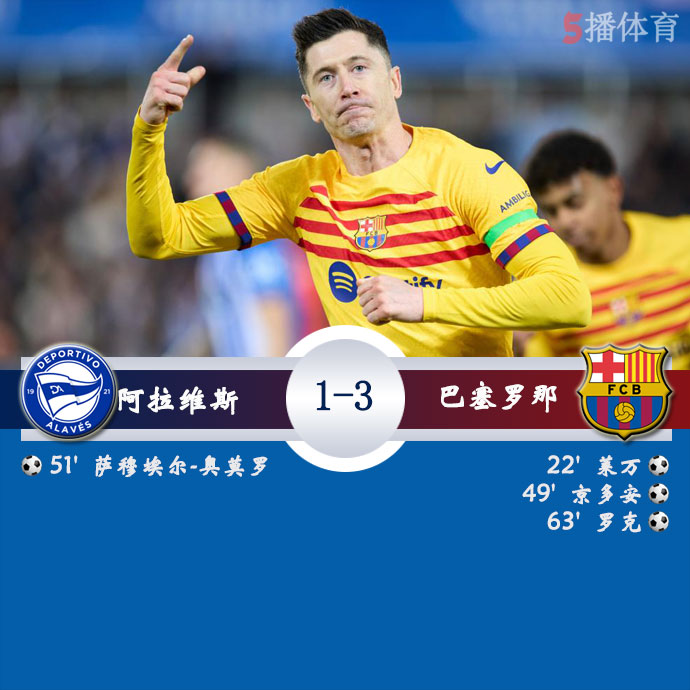 阿拉维斯 1 - 3 巴塞罗那
