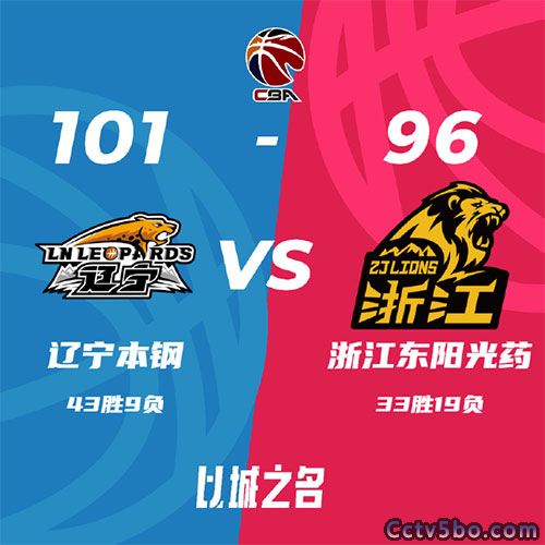 辽宁 101 - 96 广厦