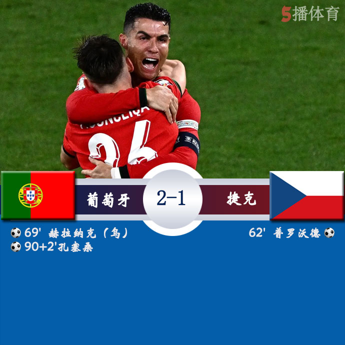 葡萄牙  2 - 1  捷克