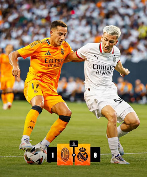 皇家马德里  0 - 1  AC米兰
