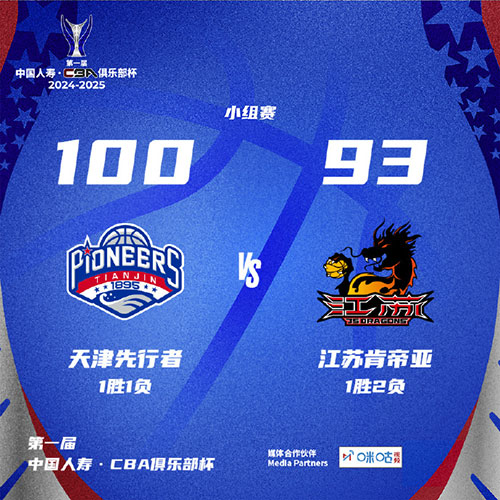 天津 100 - 93 江苏