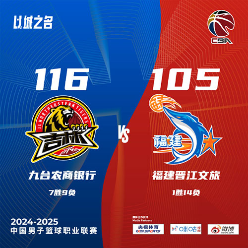 吉林 116 - 105 福建
