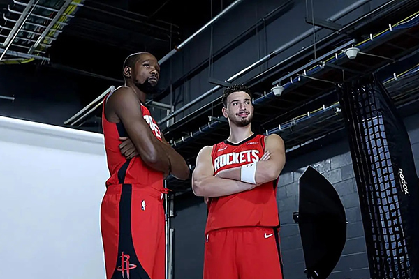 杜兰特盛赞申京 火箭新赛季值得期待