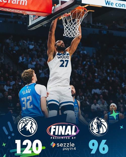 11月18日 NBA常规赛 独行侠vs森林狼 全场录像及集锦