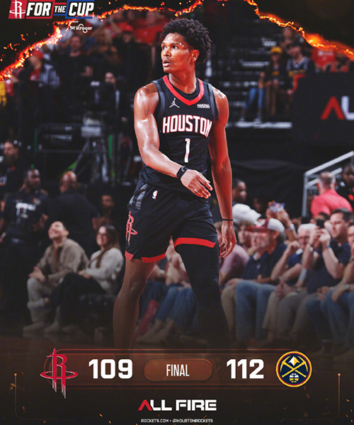 掘金112-109终结火箭5连胜，约基奇34+10+9，穆雷26+10