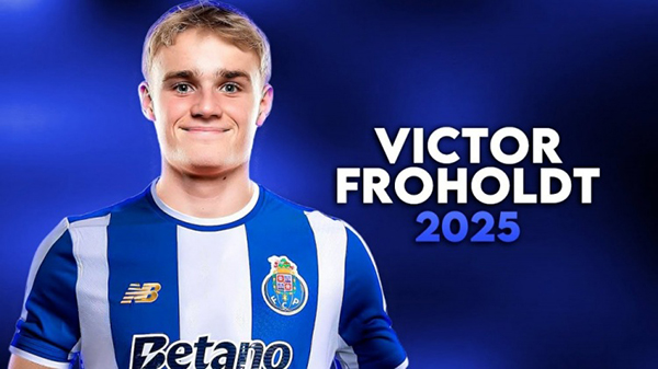 意媒：尤文加入皇马、曼联行列，争抢19岁波尔图中场新星弗罗霍尔特