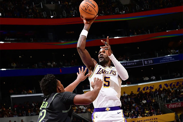 810万年薪成湖人赢球晴雨表 艾顿22+12+4帽续写超值表现