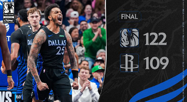 火箭109-122不敌独行侠,浓眉29+8,杜兰特27分