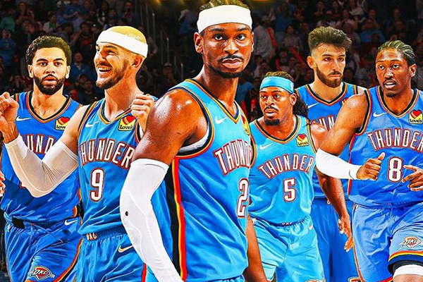 雷霆16连胜+24胜1负进NBA杯四强，SGA领衔冲冠复仇