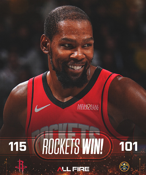 12月21日 NBA常规赛 火箭vs掘金 全场录像及集锦