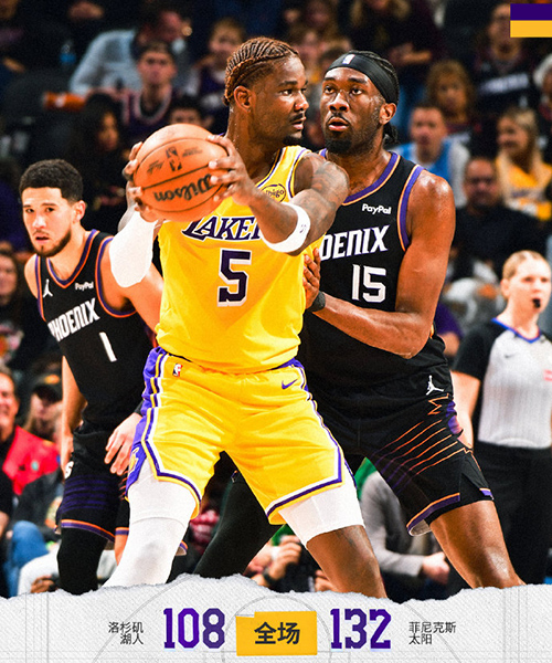 12月24日 NBA常规赛 湖人vs太阳 全场录像及集锦