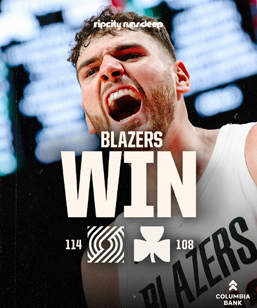 开拓者114-108战胜凯尔特人止连败,杨瀚森替补3分3板,布朗37+7