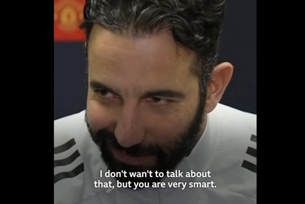 被追问“343需顶配才玩得起”，阿莫林冷答：你聪明，我不说了