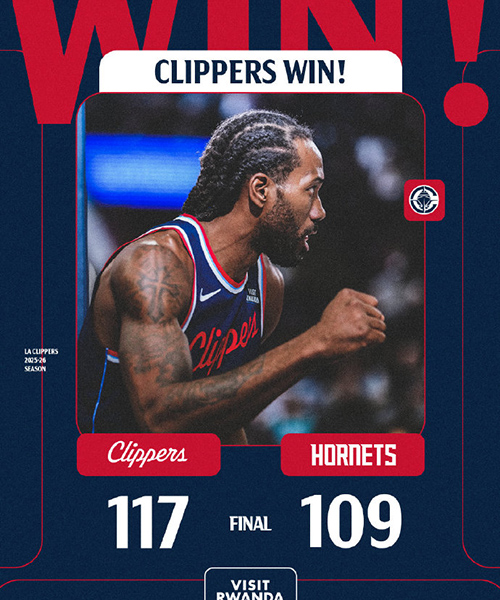 快船117-109力克黄蜂，莱纳德35+5，哈登32+4+10，鲍尔25+9+5