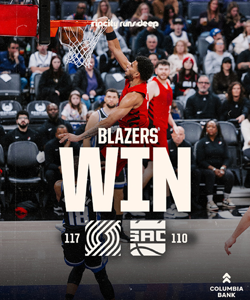 开拓者117-110终结国王4连胜，杨瀚森2分1助1断，阿夫迪亚30+8+8