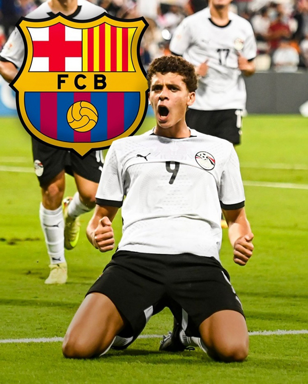 世体：巴萨锁埃及天才哈姆扎，先下放B队练级