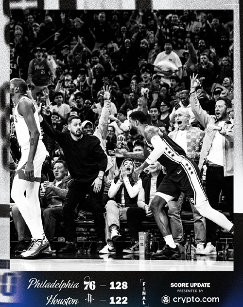 76人加时128-122险胜火箭，马克西36+10&绝杀遭误判，恩比德三双