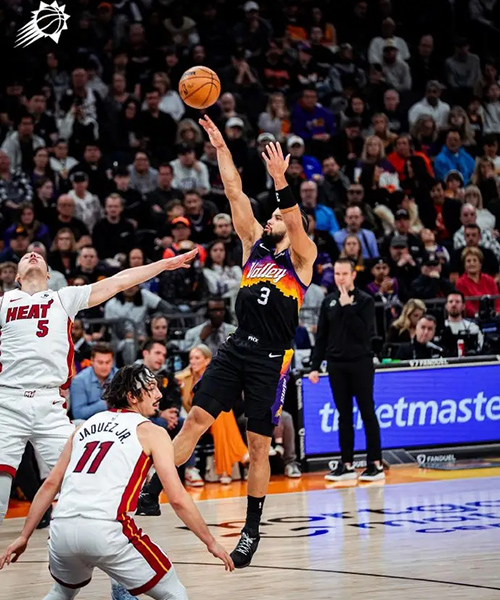 热火两连胜双杀太阳，7人上双稳坐东部第七