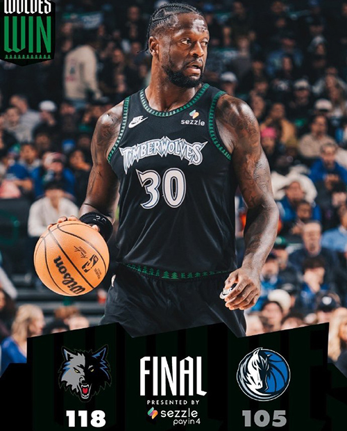 01月29日 NBA常规赛 森林狼vs独行侠 全场录像及集锦