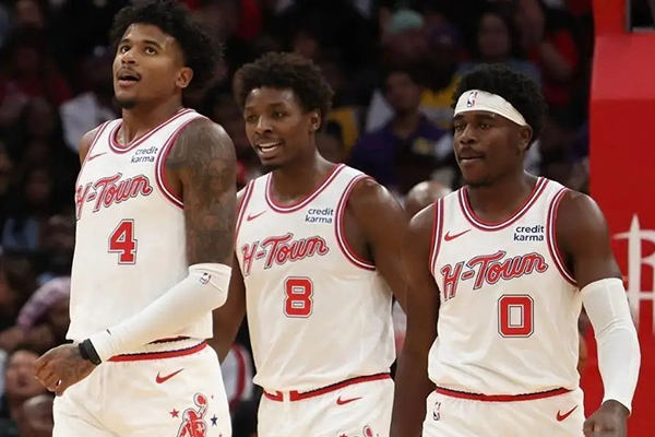 残阵火箭背靠背擒老鹰 稳坐西部第四