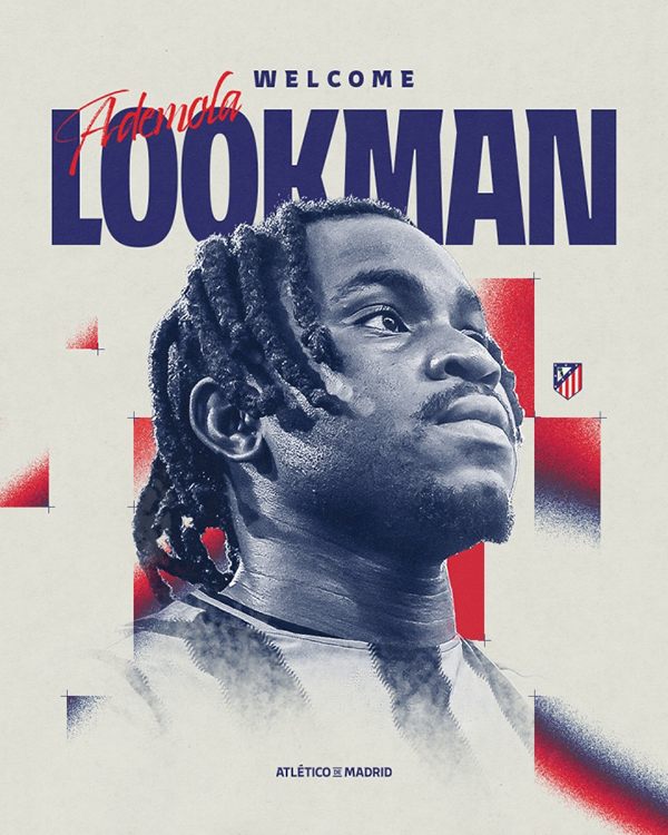 塞雷佐亲迎欧联决赛MVP：卢克曼“儿竞梦”终圆马竞