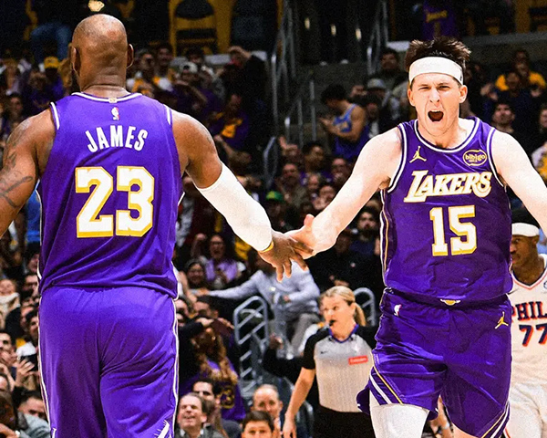 湖人119-115险胜76人 里夫斯爆发立大功，詹姆斯创历史纪录